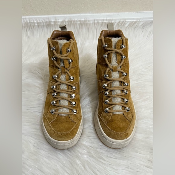 Marc Fisher Mally High Top Suede Sneakers Women’s Size 7 - Picture 8 of 9